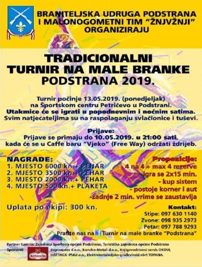 Podstrana - Turnir na male branke