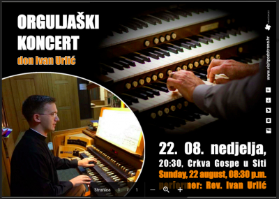 Orguljaški koncert don Ivana Urlića