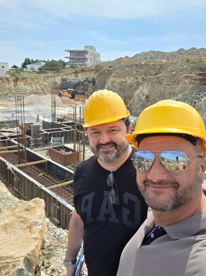 Načelnik Mijo Dropuljić obišao radove na izgradnji Osnovne škole Miljevac: "Projekt napreduje prema planu"