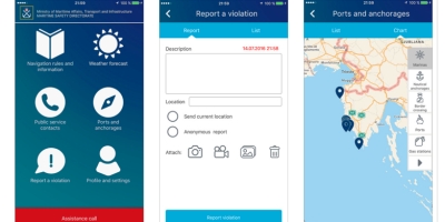 Aplikacija nIS-Nautički informacijski servis dostupna za preuzimanje putem Google Store-a i iTunes Store-a