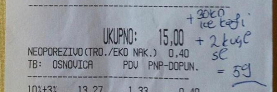 Evo konkretan primjer kako se vara poreznike, državu, građane
