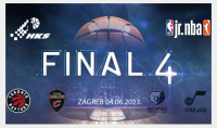 Učenici i učenice 1.-4. razreda OŠ Strožanac u polufinalu prvog NBA Jr. turnira u Hrvatskoj