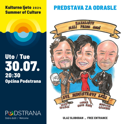 Kulturno ljeto - Predstava Sve ministrove laži
