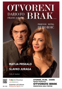 KULTURNO LJETO Večeras predstava "Otvoreni brak"