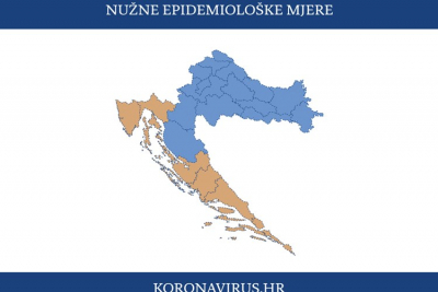 Uvode se strože epidemiološke mjere za regiju Jadran