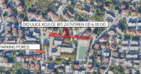 Obavijest o zatvaranju ulice Gospe u Siti